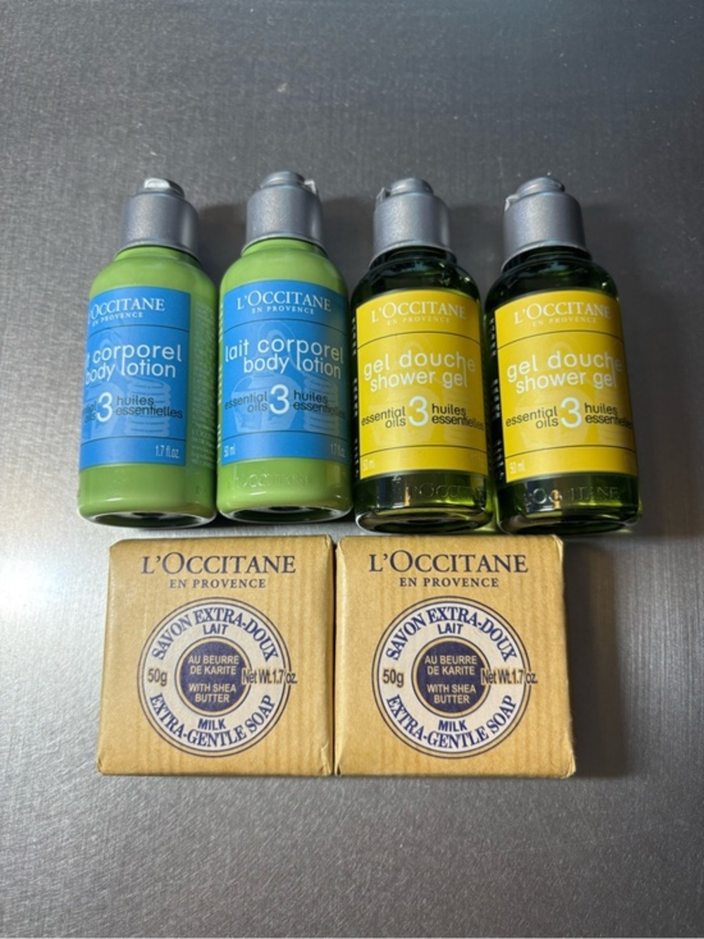 L'OCCITANE Green & Yellow Travel Body Lotions, Shower Gels & Soaps